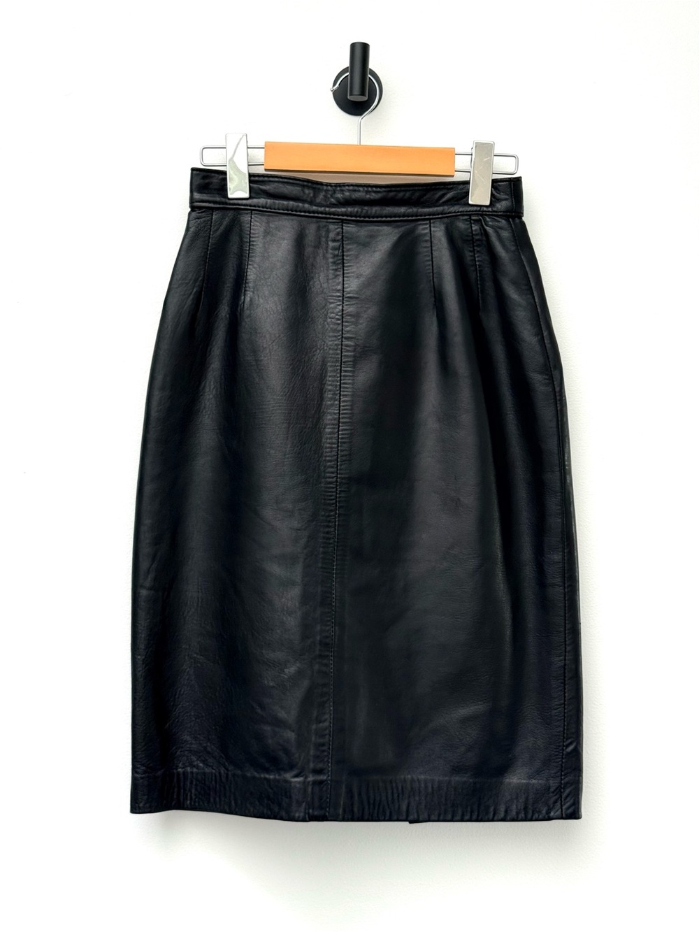 Vintage Neto Genuine Leather Pencil Skirt 90s Lined Western Festival Concert